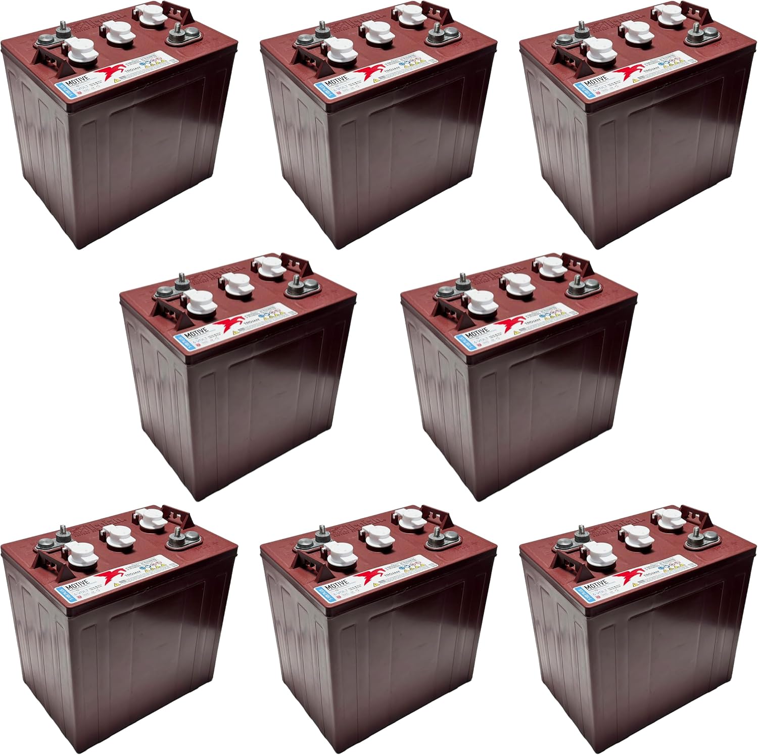 Trojan T-105 Plus 6V 225Ah — Set of 8